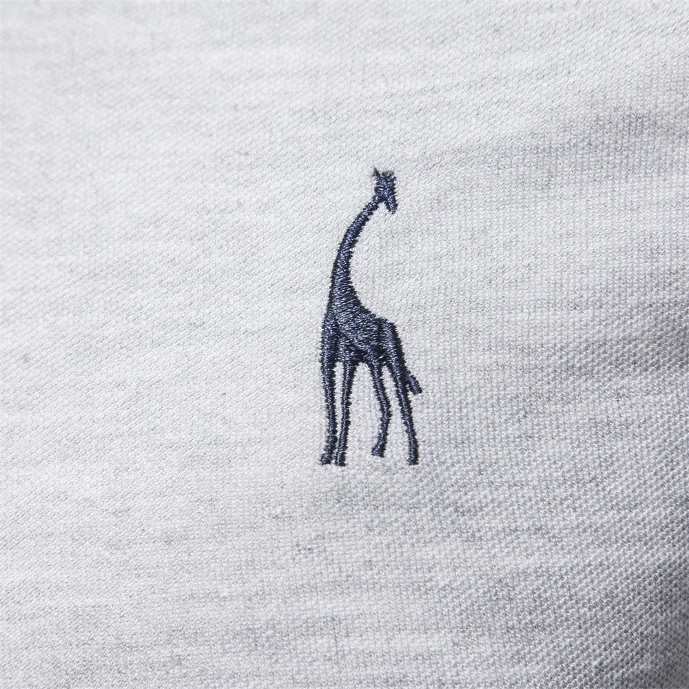 AIOPESON Long-Sleeve Polo Shirt