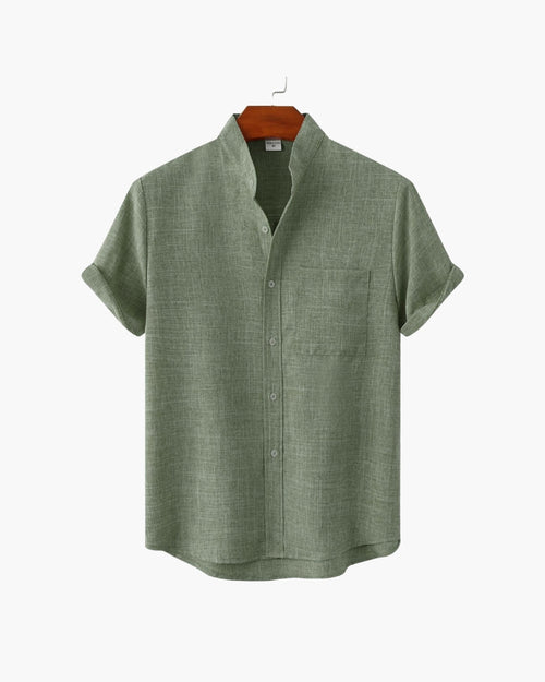 Das Mandarin-Kragenpolo Mark