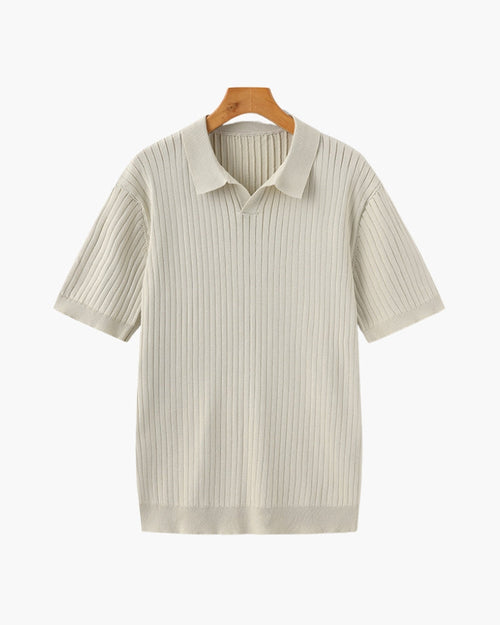 Premium-Rippstrickpolo