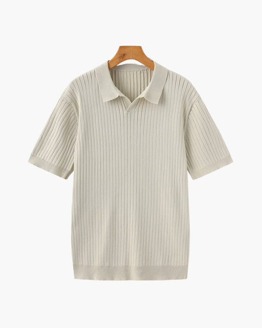Premium-Rippstrickpolo