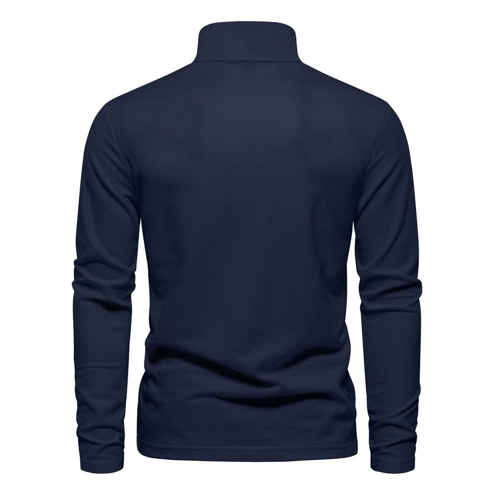 AIOPESON Long-Sleeve Polo Shirt